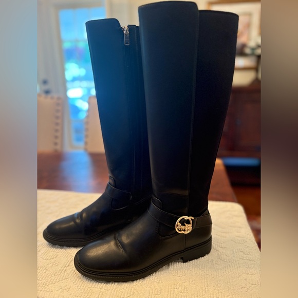 Coach Shoes - Coach Farrah Black Riding Boots 81/2